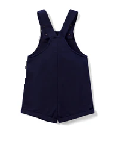 Baby Rocket Print Overalls Set