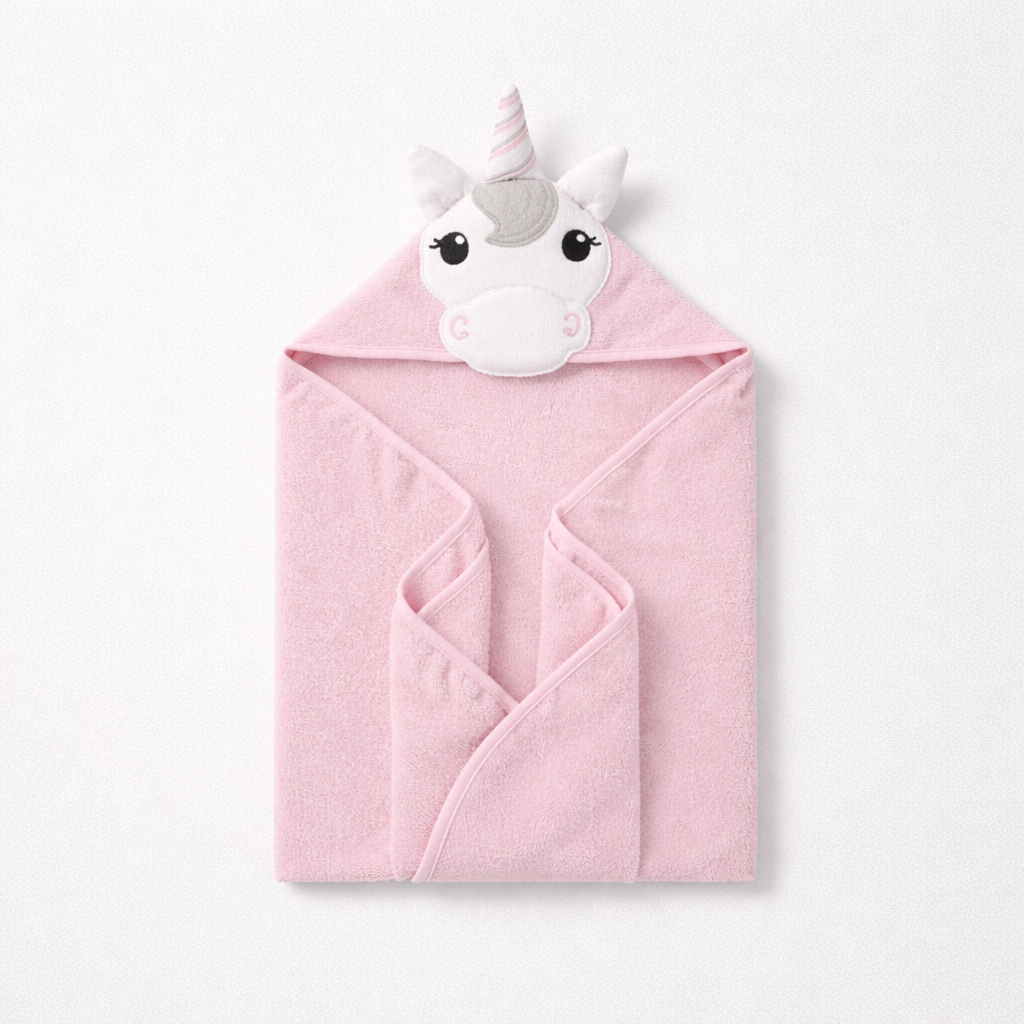 Hudson Baby: Hooded towel "Unicorn"(042Lh)