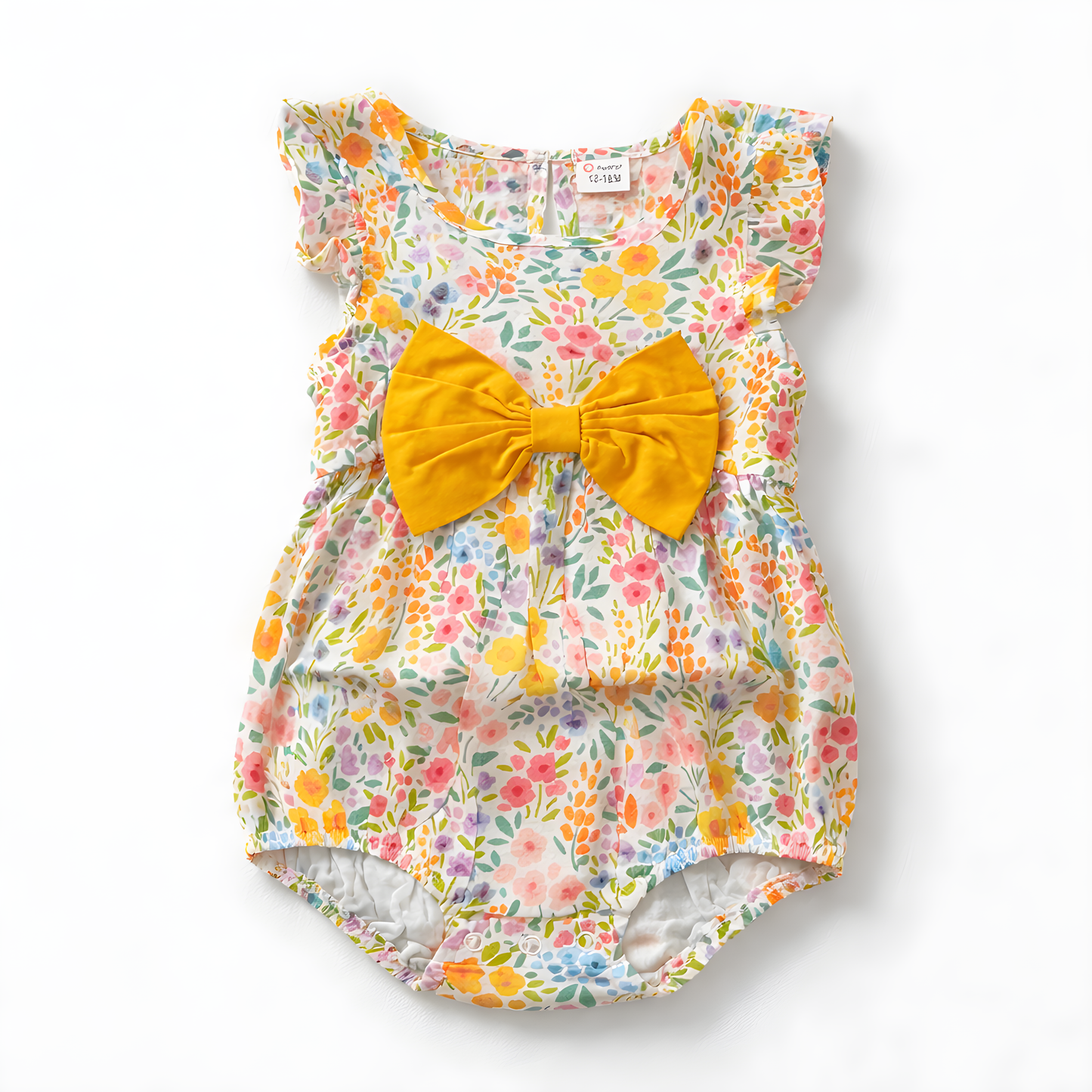 Baby Girl Cute Flutter Sleeve Romper