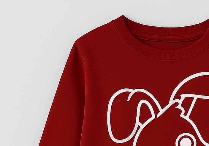 Cute unisex long sleeve top