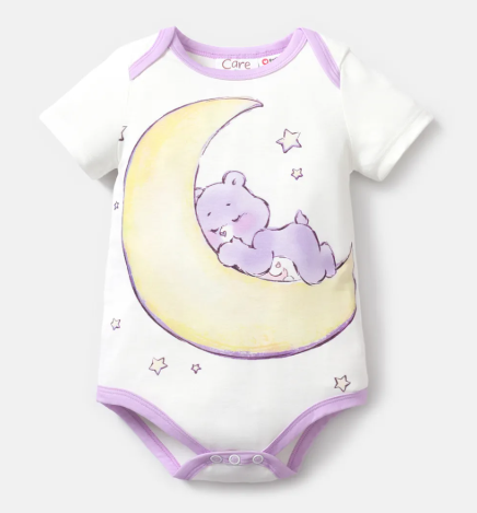 Care Bears Baby Boys Girls Romper Bodysuit