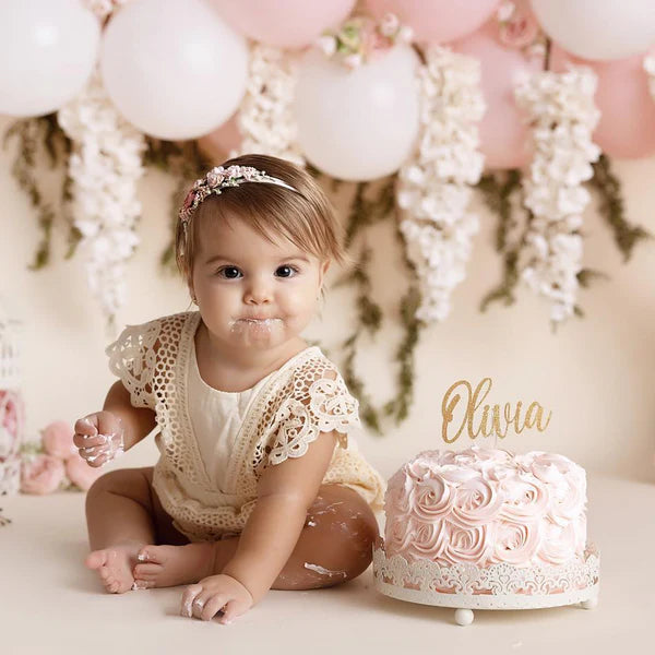 Crochet Lace Flutter sleeve Ribbed Romper