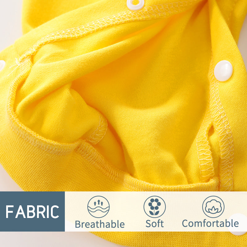 Cartoon Casual Jumpsuit Yellow