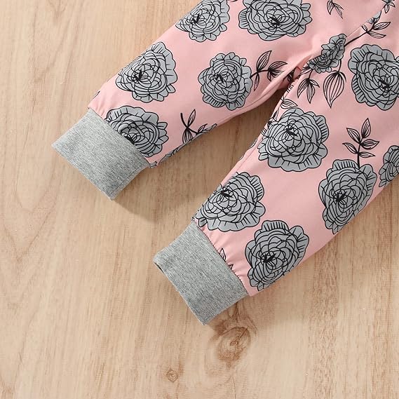 Floral Pants with Cap without Shirt