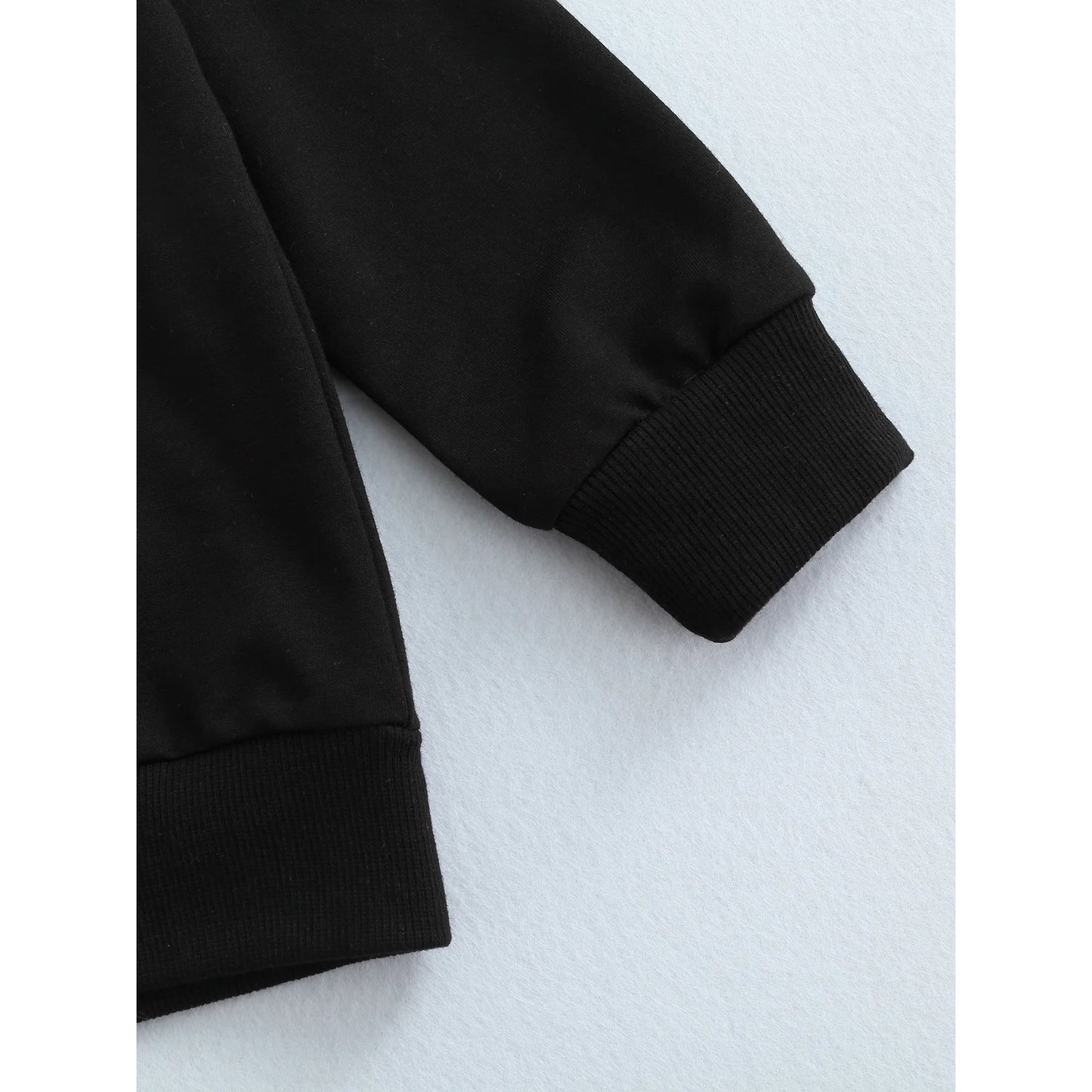 Wlid Like My Curls Letter Printed Pullover Sweatshirt Fall Winter Sweater Tops