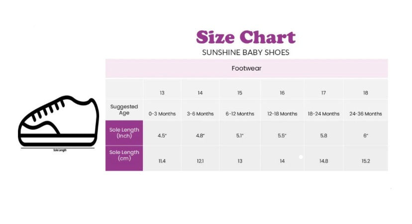 Baby Booties Check Bow Brown - Sunshine - S