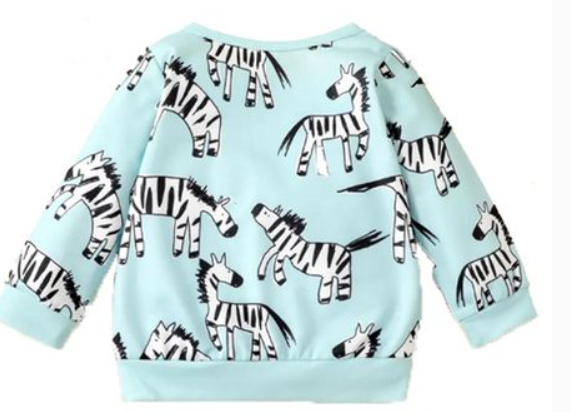 Winter Zebra Full Sleeve Sweatshirt