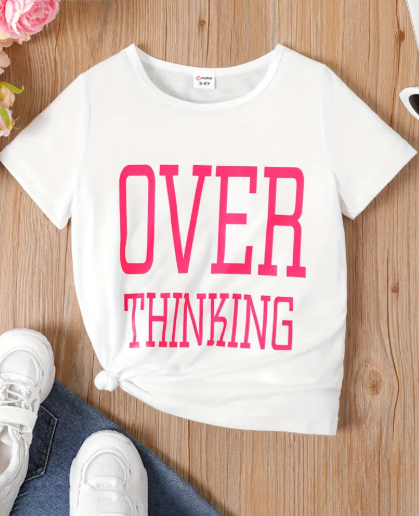 Letter Print T-Shirt