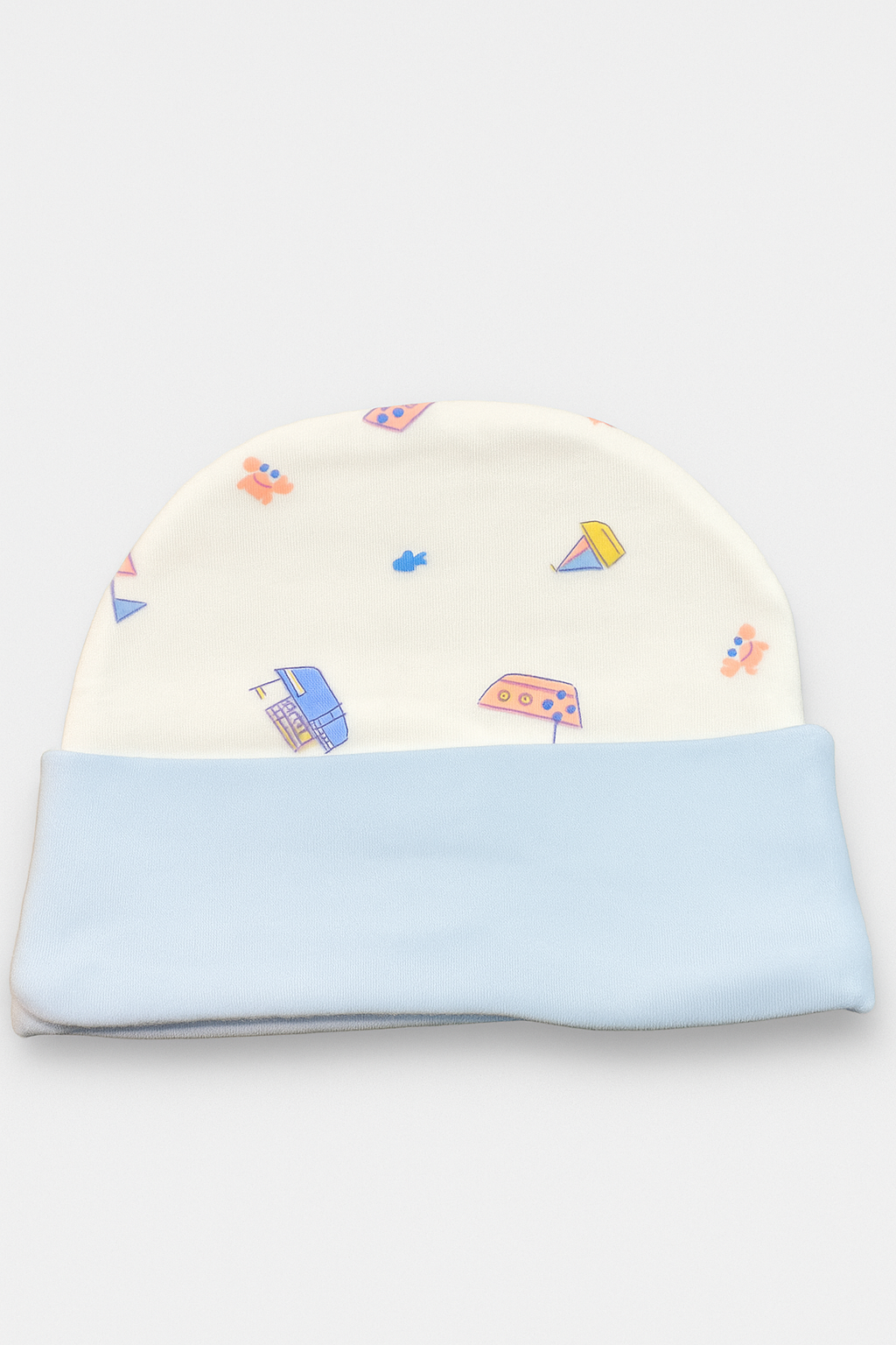 Cotton unisex printed hat boats