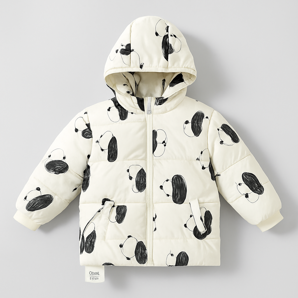 Dog-Print All-Over Padded Jacket by Bobo Choses