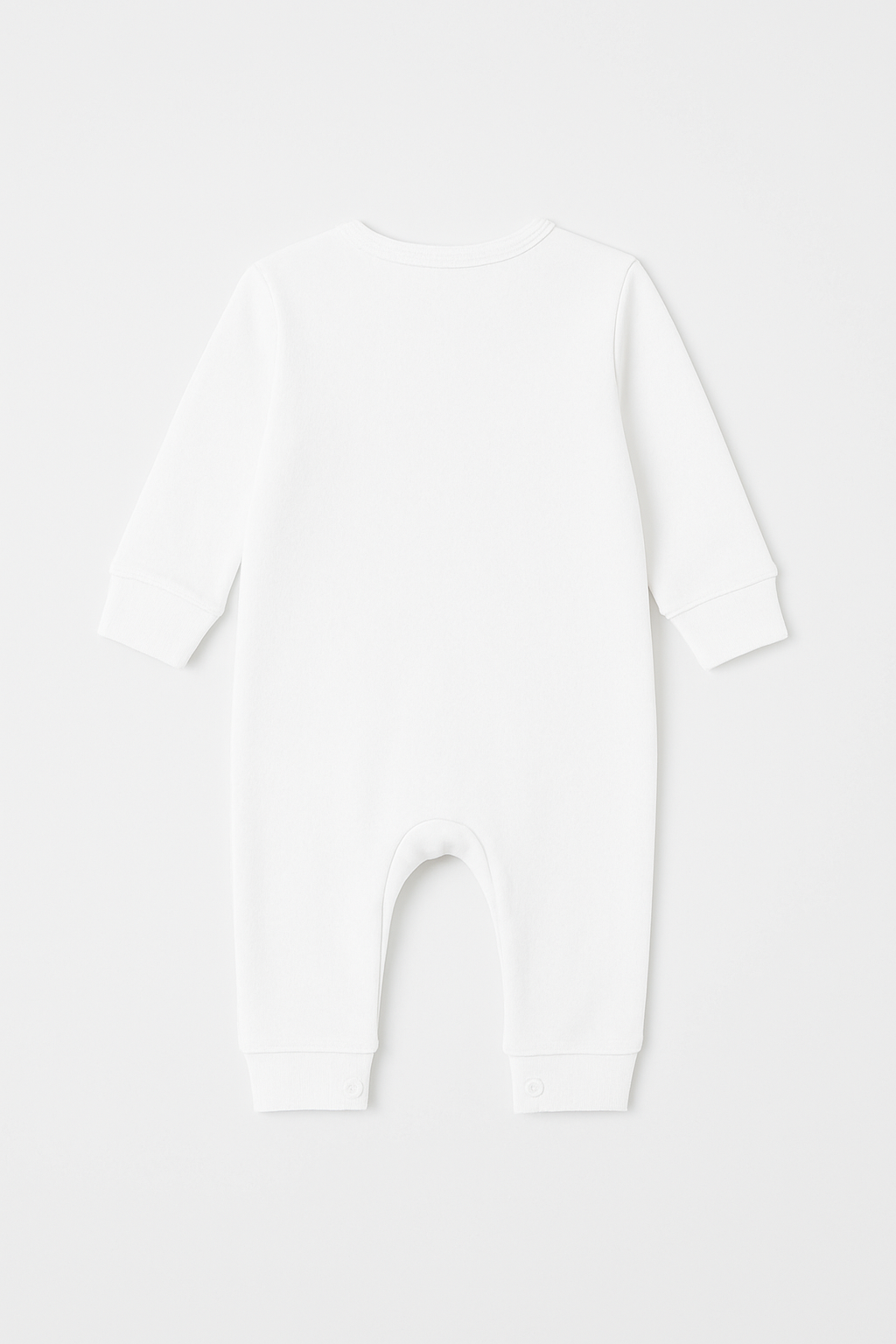 Bear Print Long-sleeve Jumpsuit