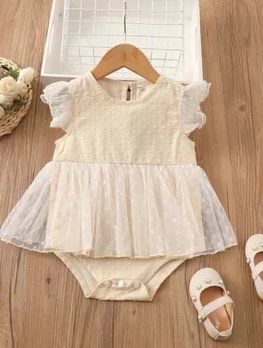 Net Baby Girl romper