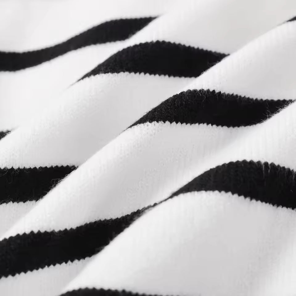 Toddler Boy Sailboat Pattern Stripe Knit Sweater