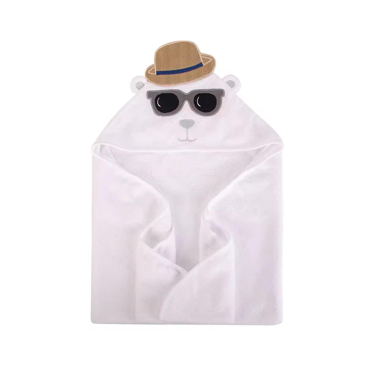 Hudson Baby: Hooded towel "Bear"(042Lh)