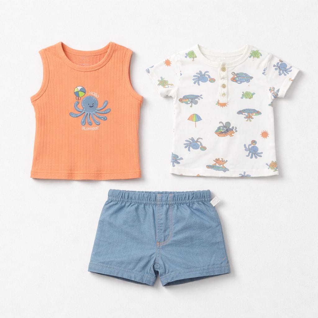 Sea World 3 Pcs Suit Set 042LH