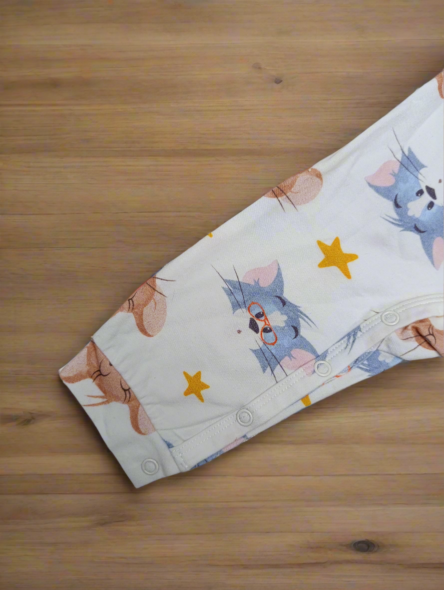 Baby Tom and jerry full sleeves romper