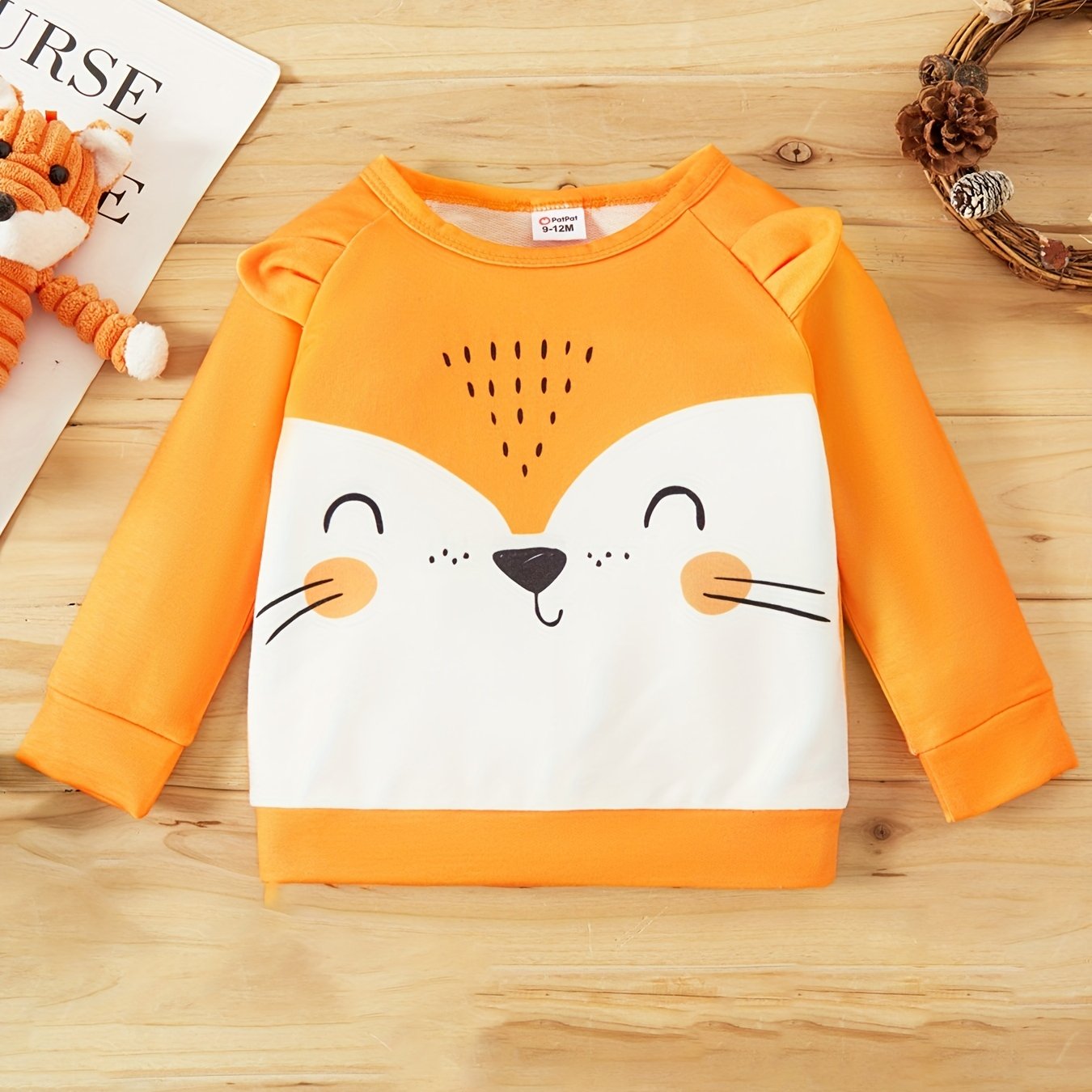 Fox Face Long Sleeve Sweatshirt