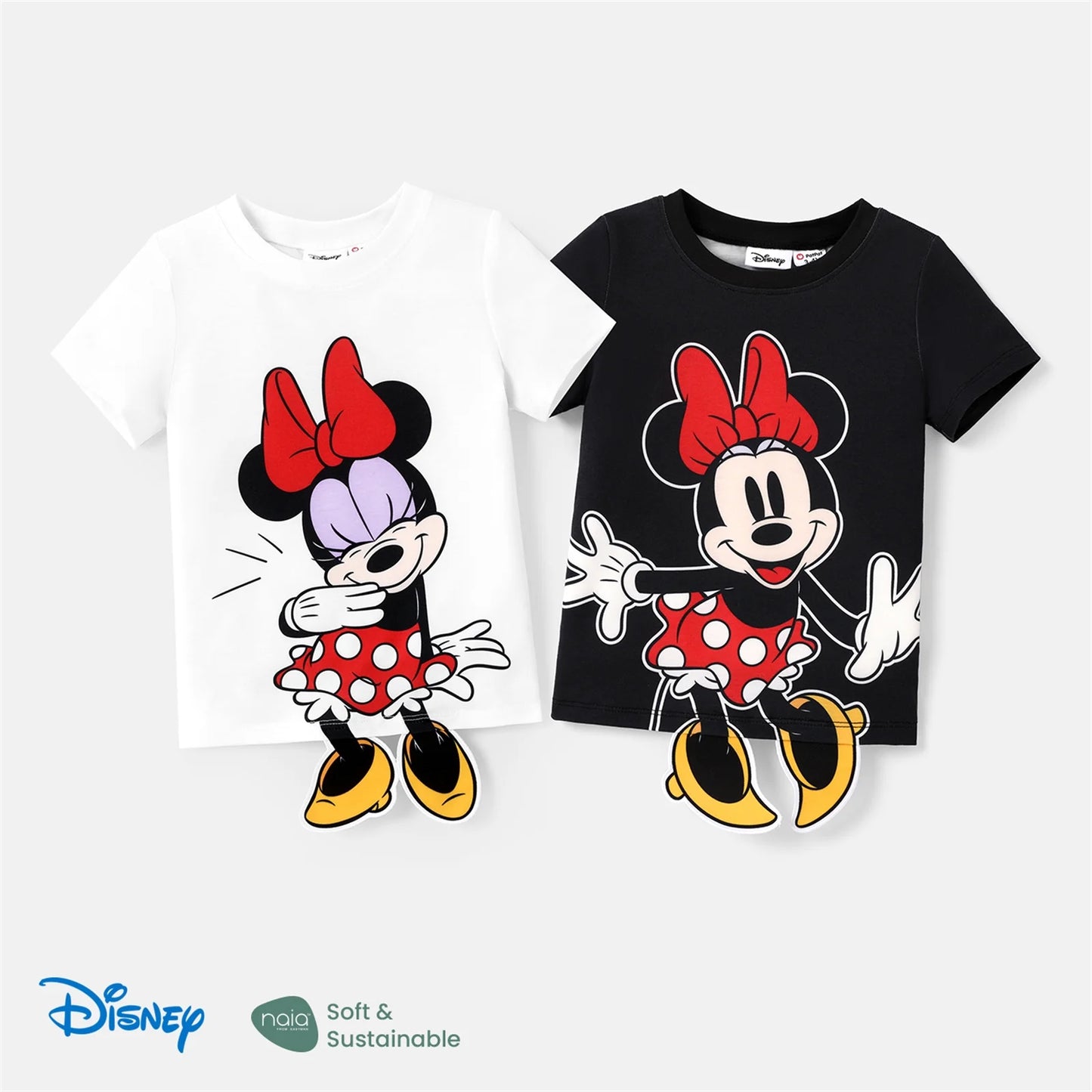 Minnie Mouse Toddler/Kid Girls Boys Character Print Short Sleeve T-Shirt