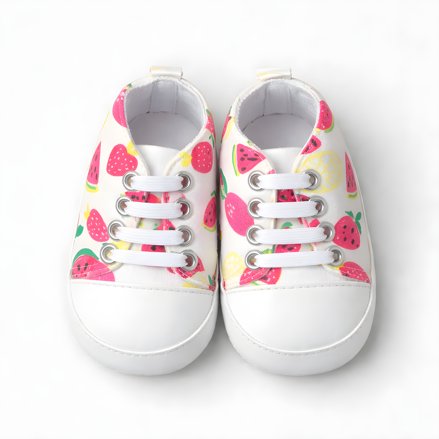 4-Piece Baby Girl "Berry Loveable" Outfit Set | Bodysuit, Leggings, Headband & Shoes 042LH