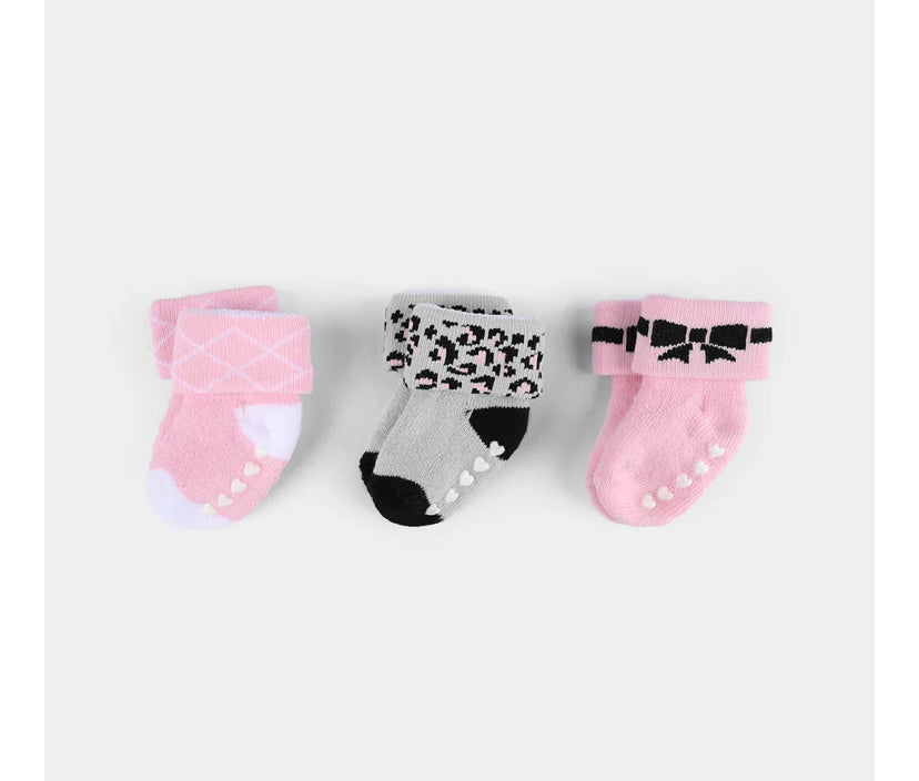 INFANT BABY SOCKS 0-6M-3PK -S