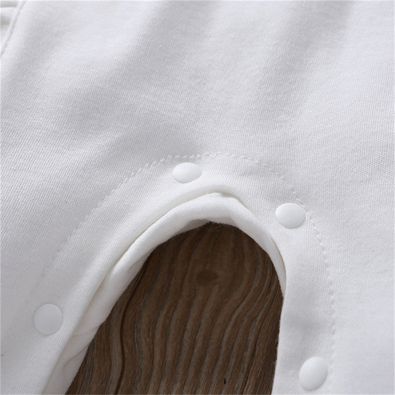 Princess Baby Girl Footies Jumpsuit Long Sleeve