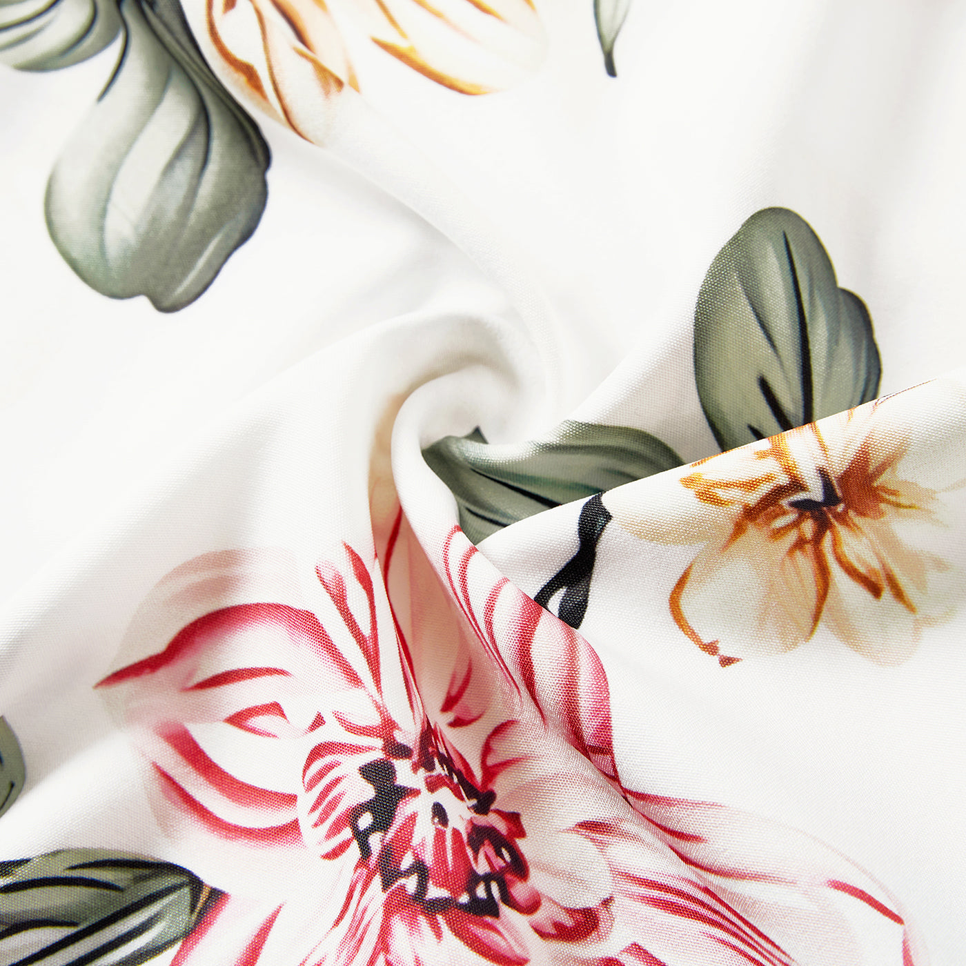 Cute Solid & Floral-print  Romper