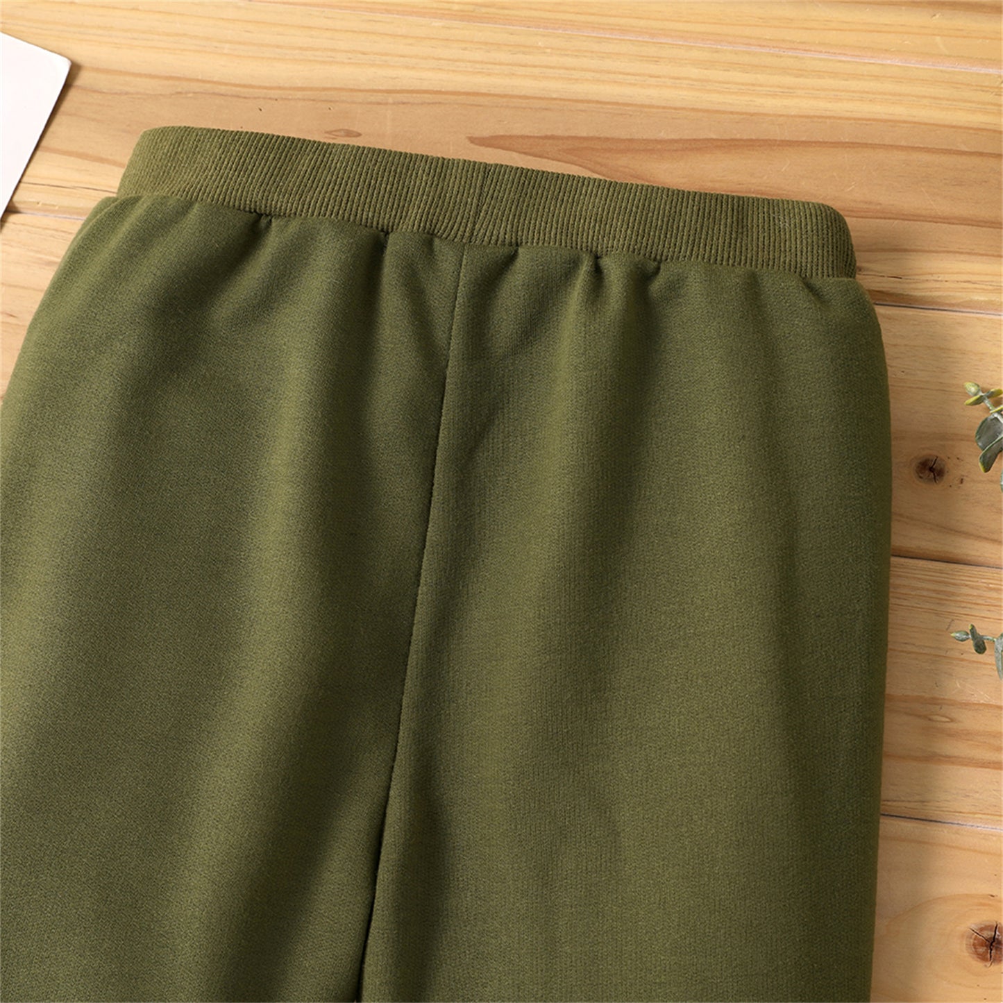 Toddler Boy/Girl Casual Cotton Elasticized Pants Army Green