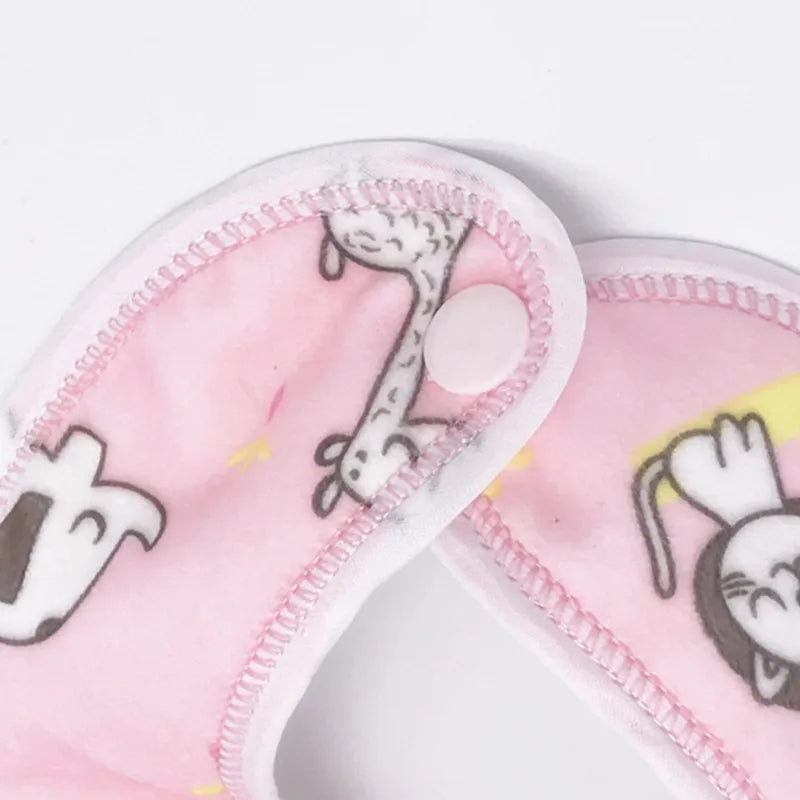 Cotton High Quality Babadores Burp Saliva Towel Cartoon Bibs