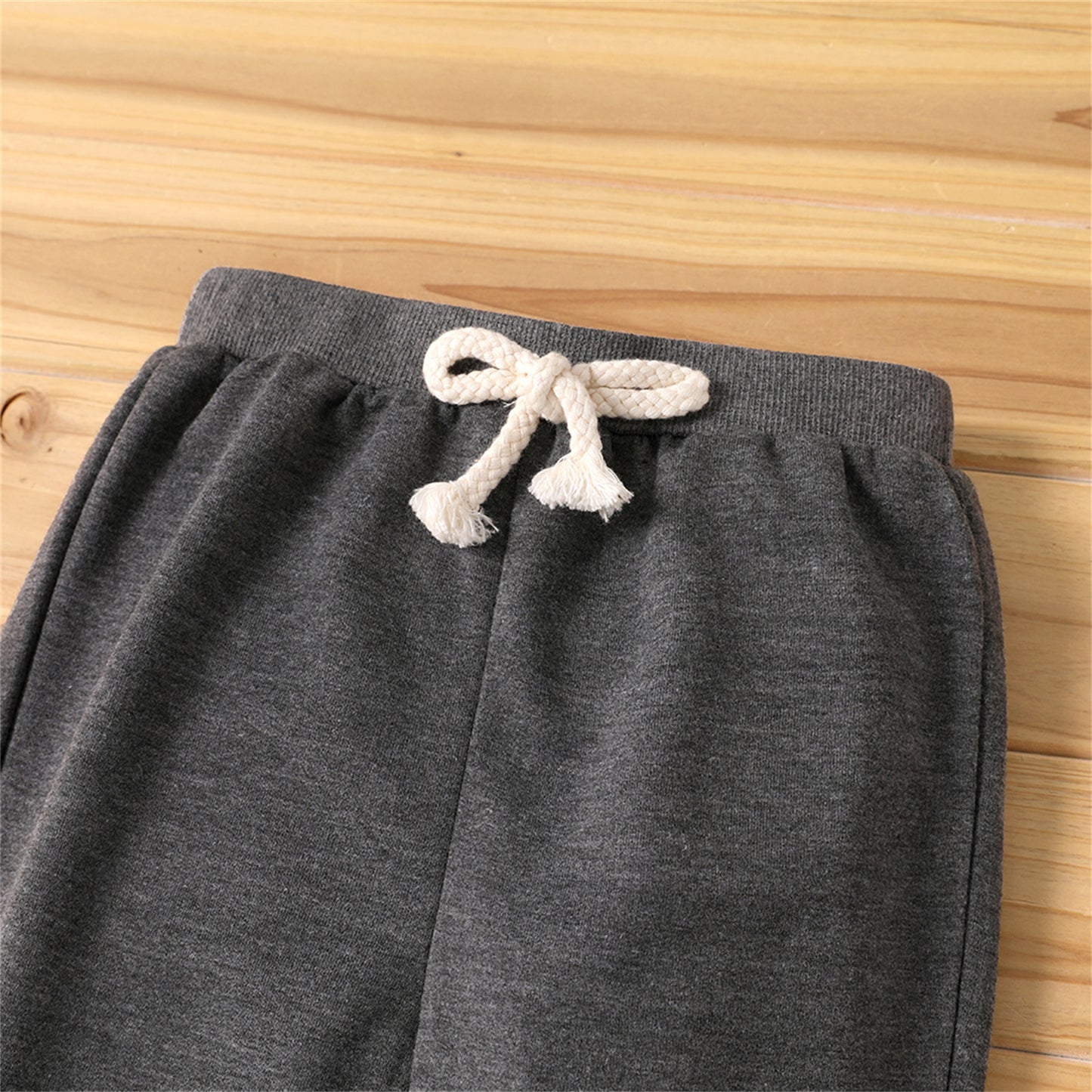 Toddler Boy/Girl Casual Cotton Elasticized Pants Grey