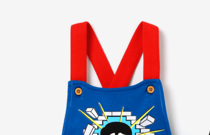 Justice League  Character Print Overalls