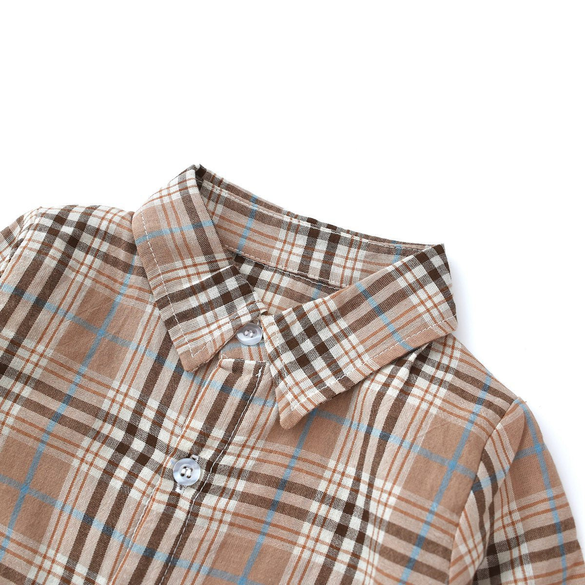 Winter Check Long Sleeve Jumpsuit