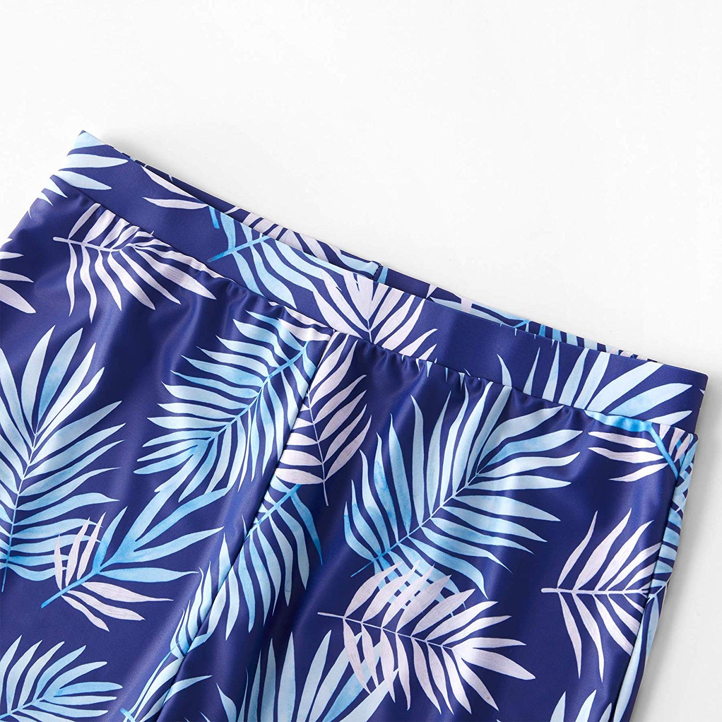 Tropical Plant Print Shorts