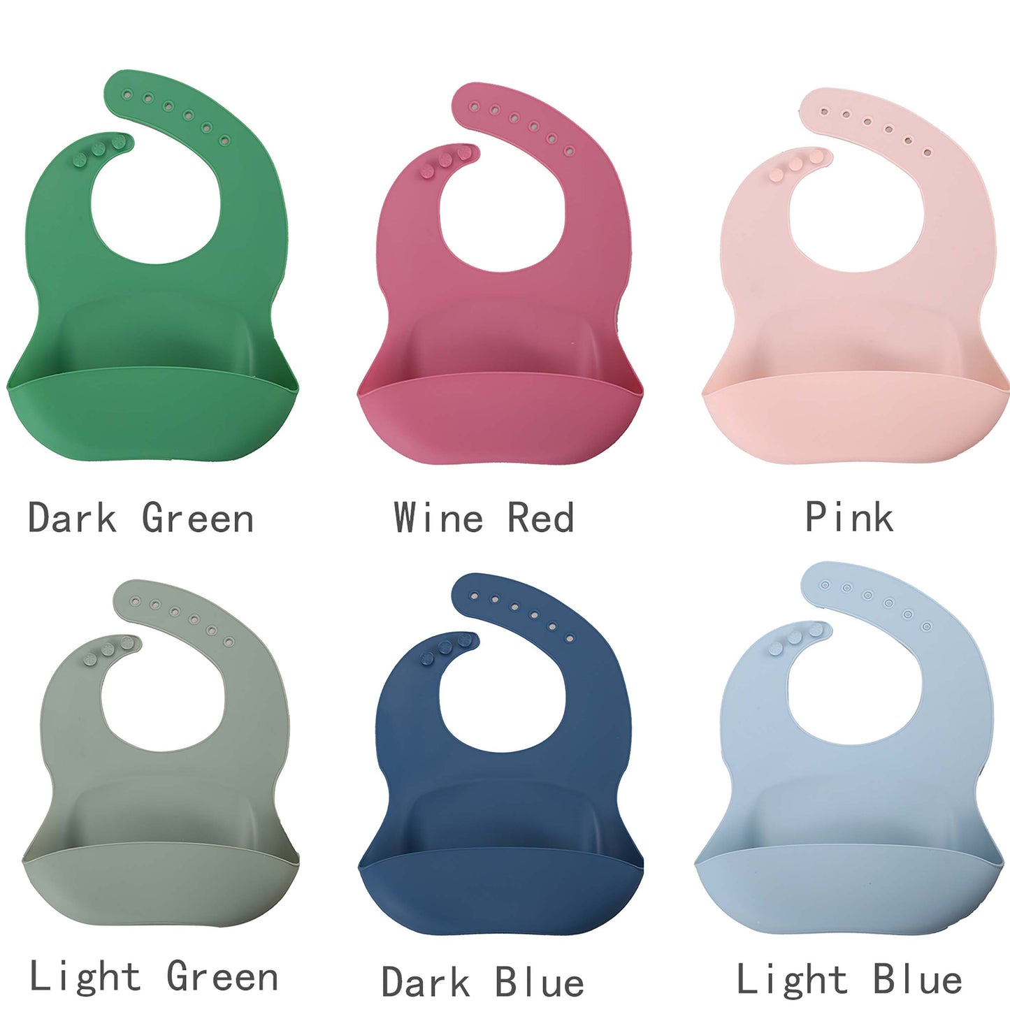 baby silicone tableware set with cartoon dolphin dinner set 9pieces -H