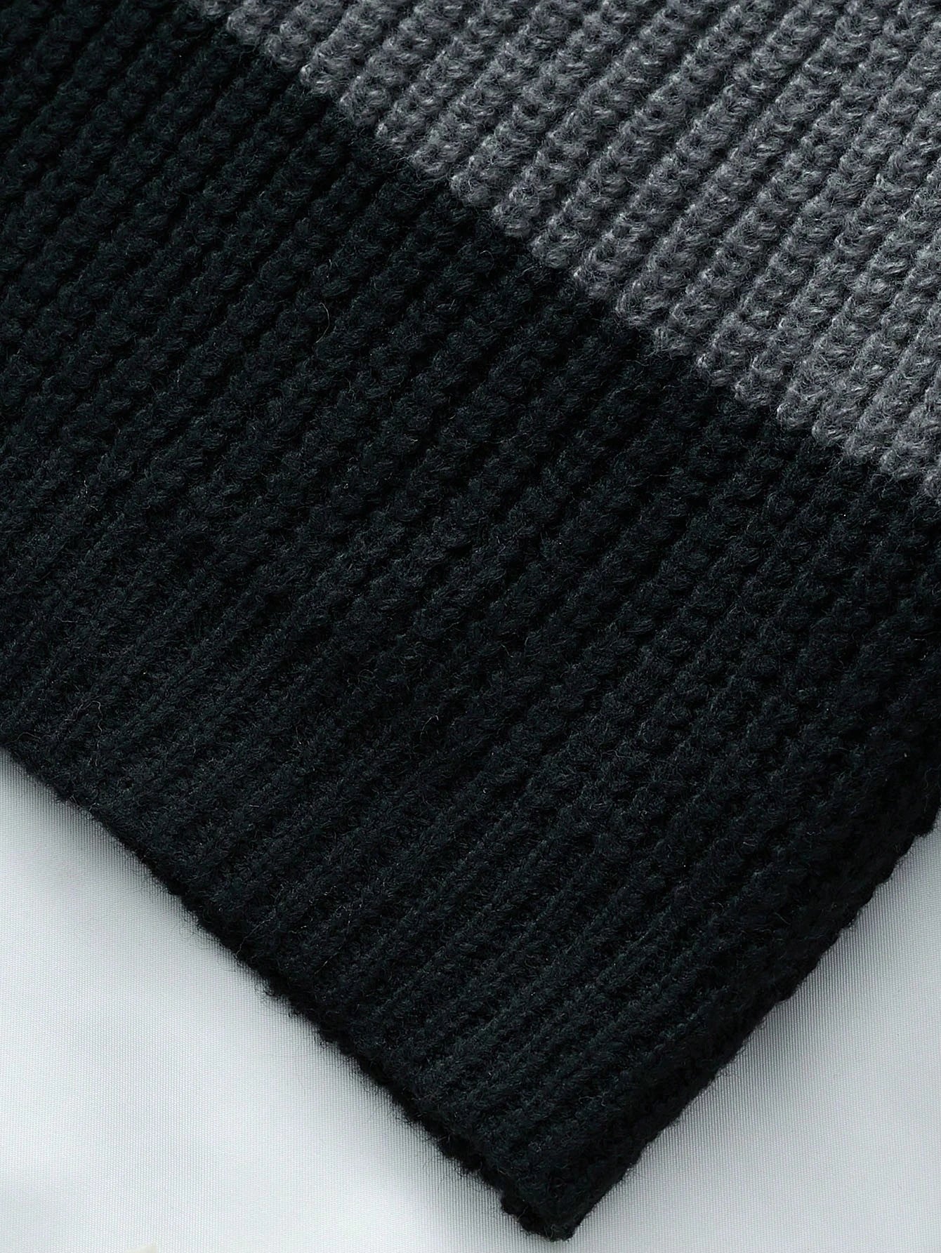 Ribbed Knit Sweater for Young Boys Autumn/Winter Long-Sleeve Pullover