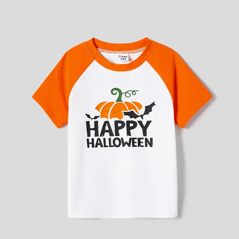 Halloween pumpkin print T-Shirt