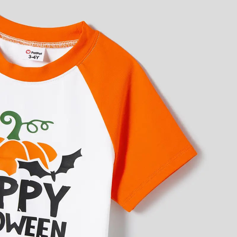 Halloween pumpkin print T-Shirt