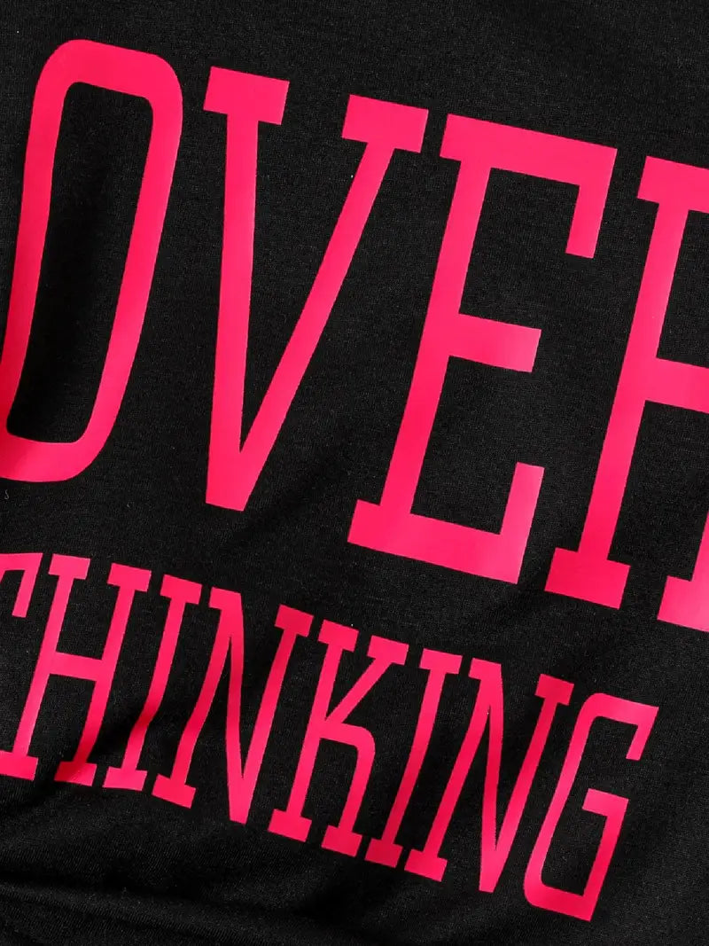 Letter Print T-Shirt