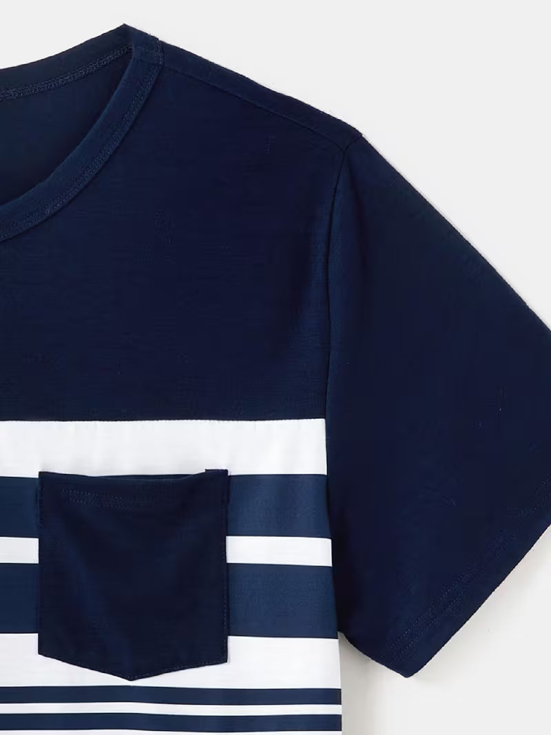 Short Sleeve T-Shirt Color Blocks