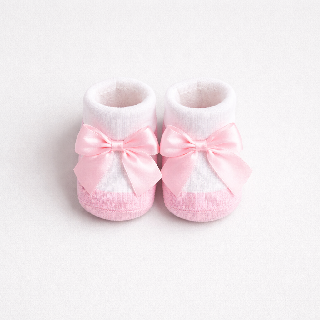 bebe favour 4-piece Caps and Socks "Princess Crown"(042Lh)