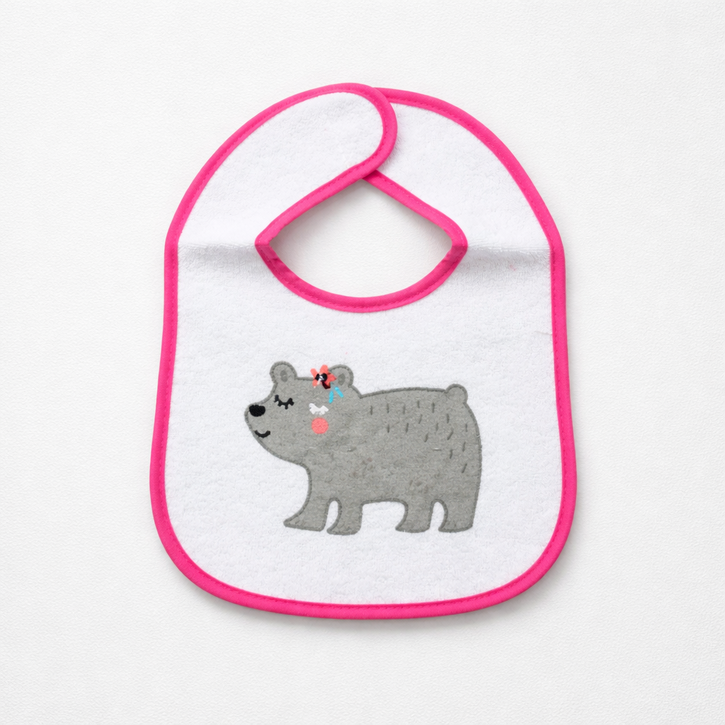Alfeier Cute Printed Baby Bib Set – Soft & Absorbent Feeding Bibs (Pack of 3)(042Lh)