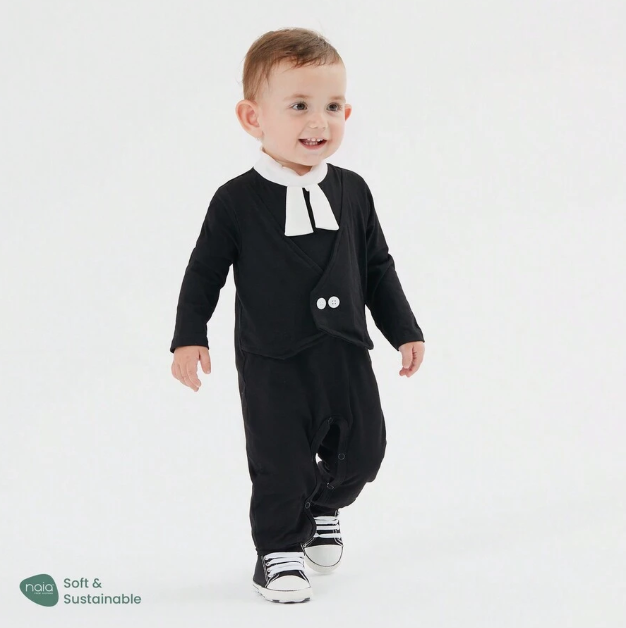 Gentleman Clothes Overalls Tuxedo Attire Romper