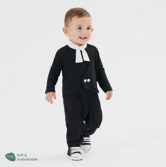 Gentleman Clothes Overalls Tuxedo Attire Romper