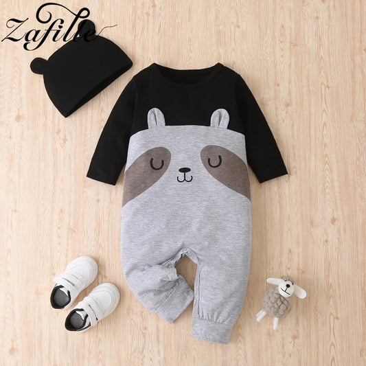 Baby Panda Romper and Hat
