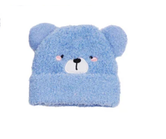 Teddy Bear Fleece Beanie