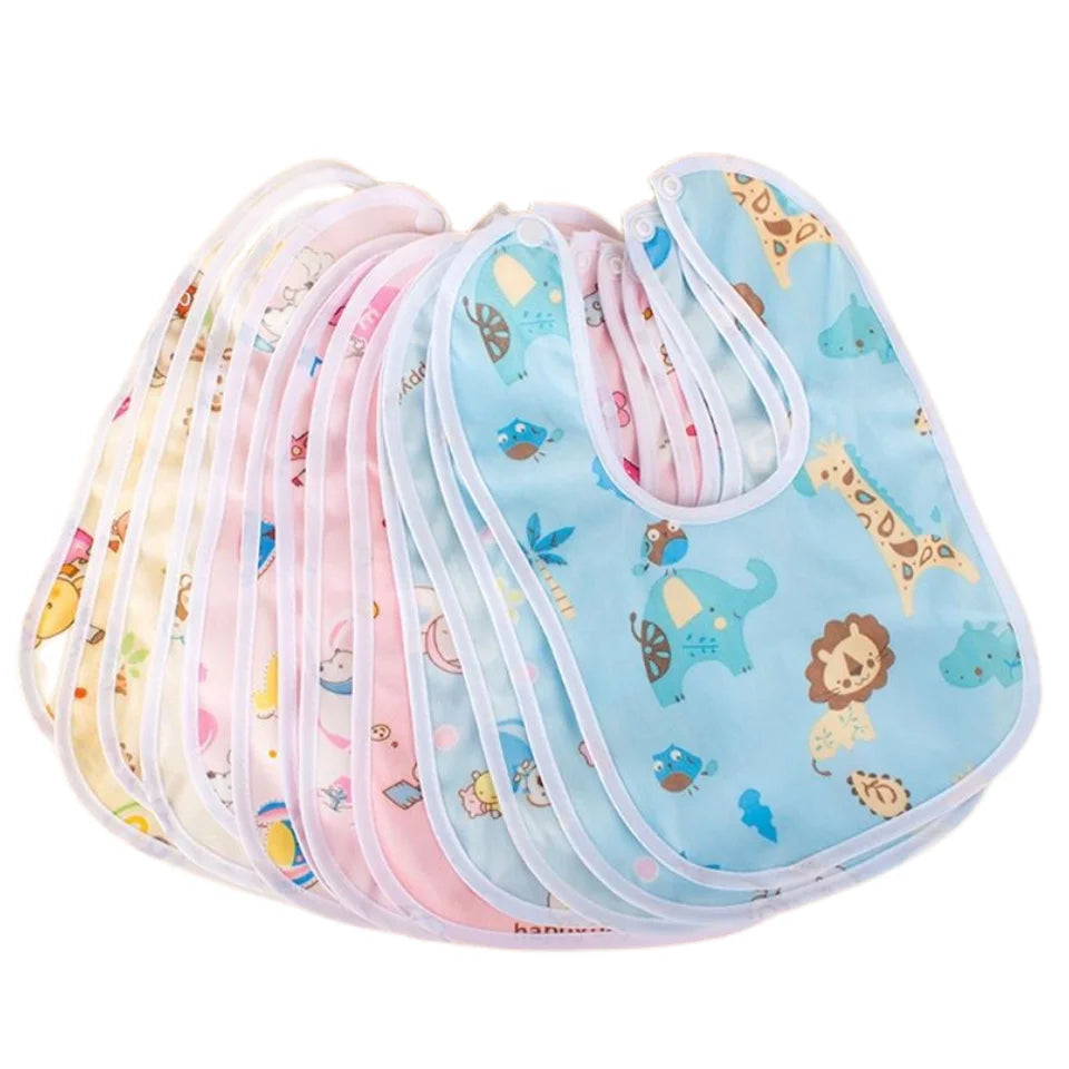Cotton High Quality Babadores Burp Saliva Towel Cartoon Bibs