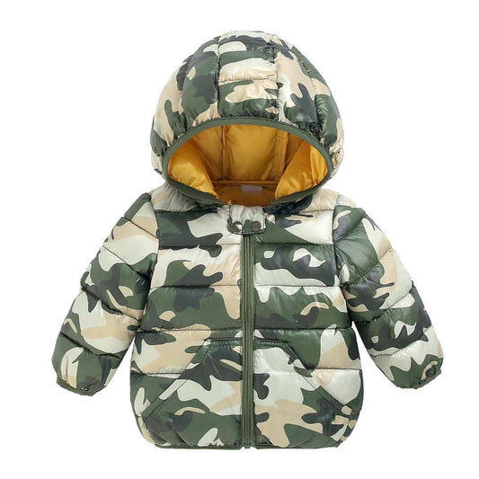Windproof Coat Hooded Warm Outerwear Jacket