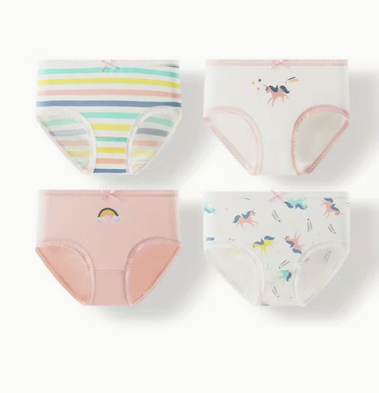 Colorful Pattern Printed Comfortable Cotton Youngsters's Underwear