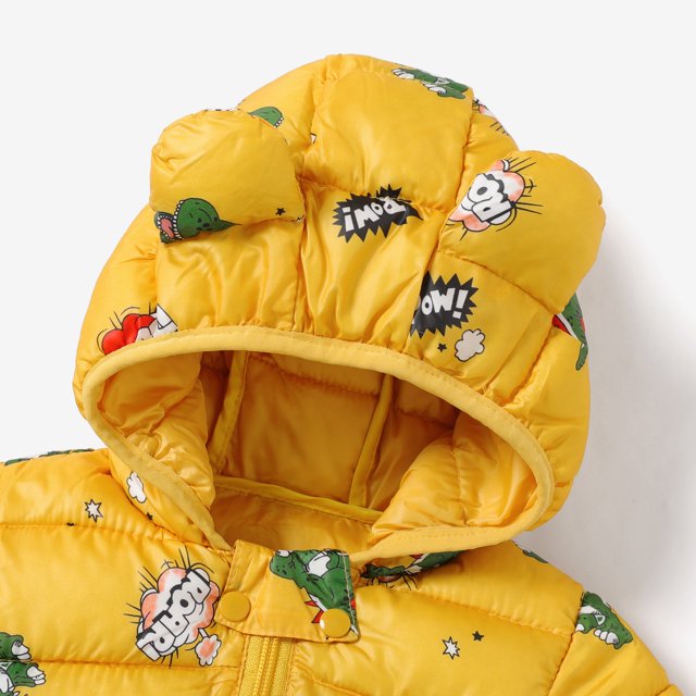 Children's Casual Down Jacket Cotton-padded Jacket Handsome Cotton Coat for Winter