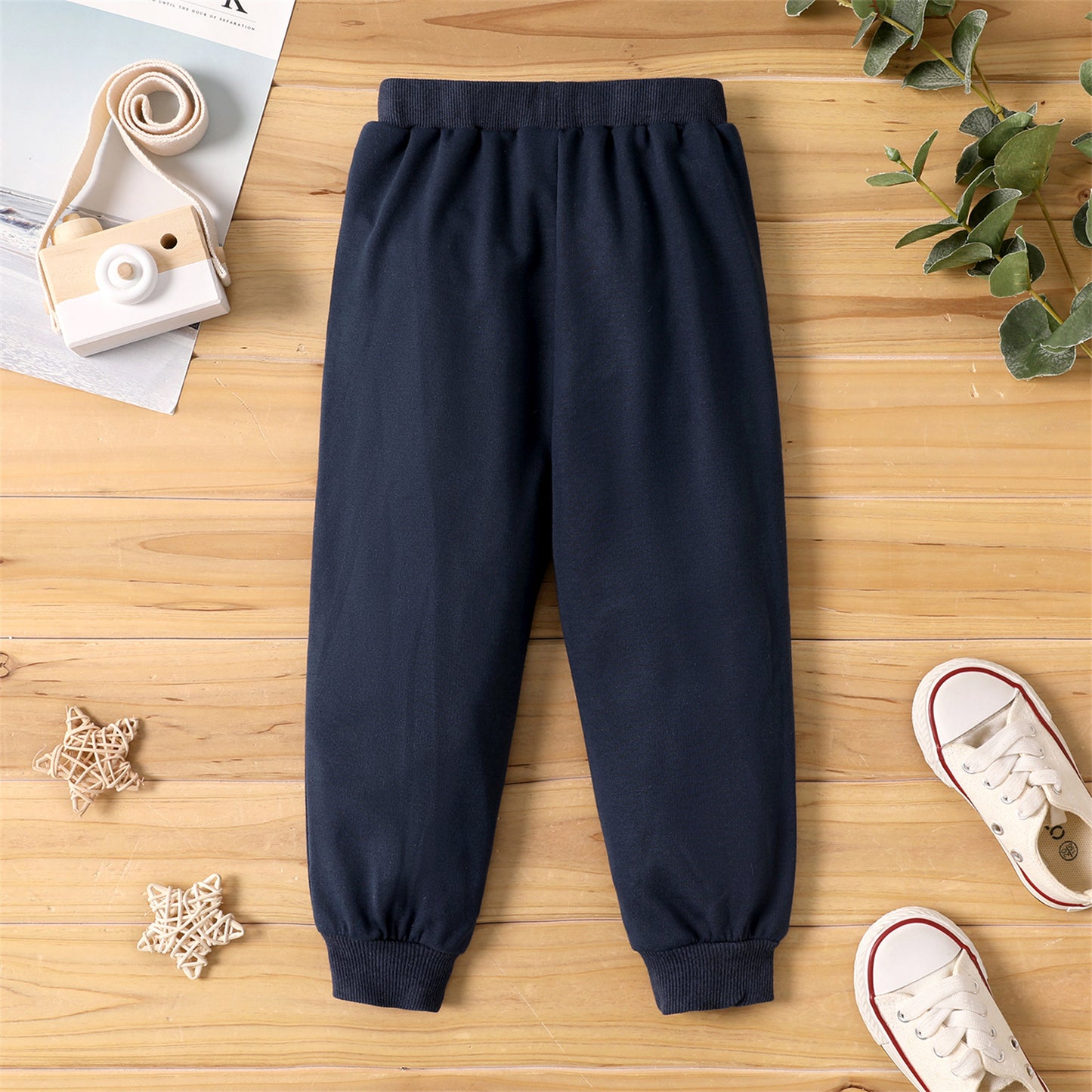 Toddler Boy/Girl Casual Cotton Elasticized Pants Grey