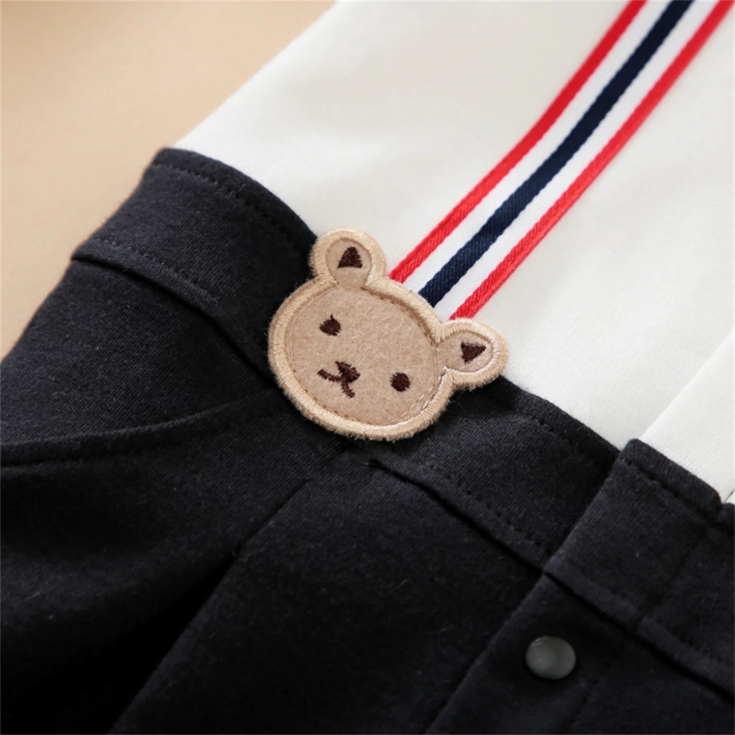 Baby Boy Long-sleeve Gentleman Bow Tie Baby Jumpsuit